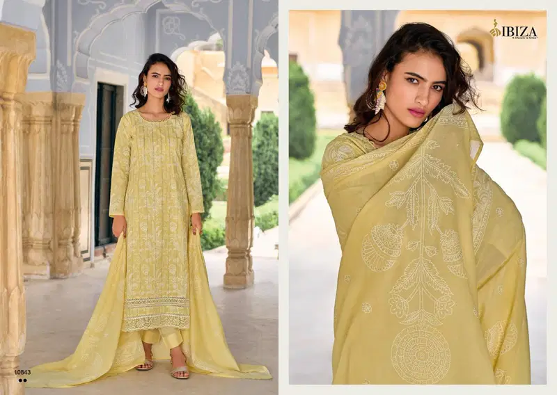 Simayaa By Ibiza Lawn Cotton Printed Salwar Kameez Suppliers In India